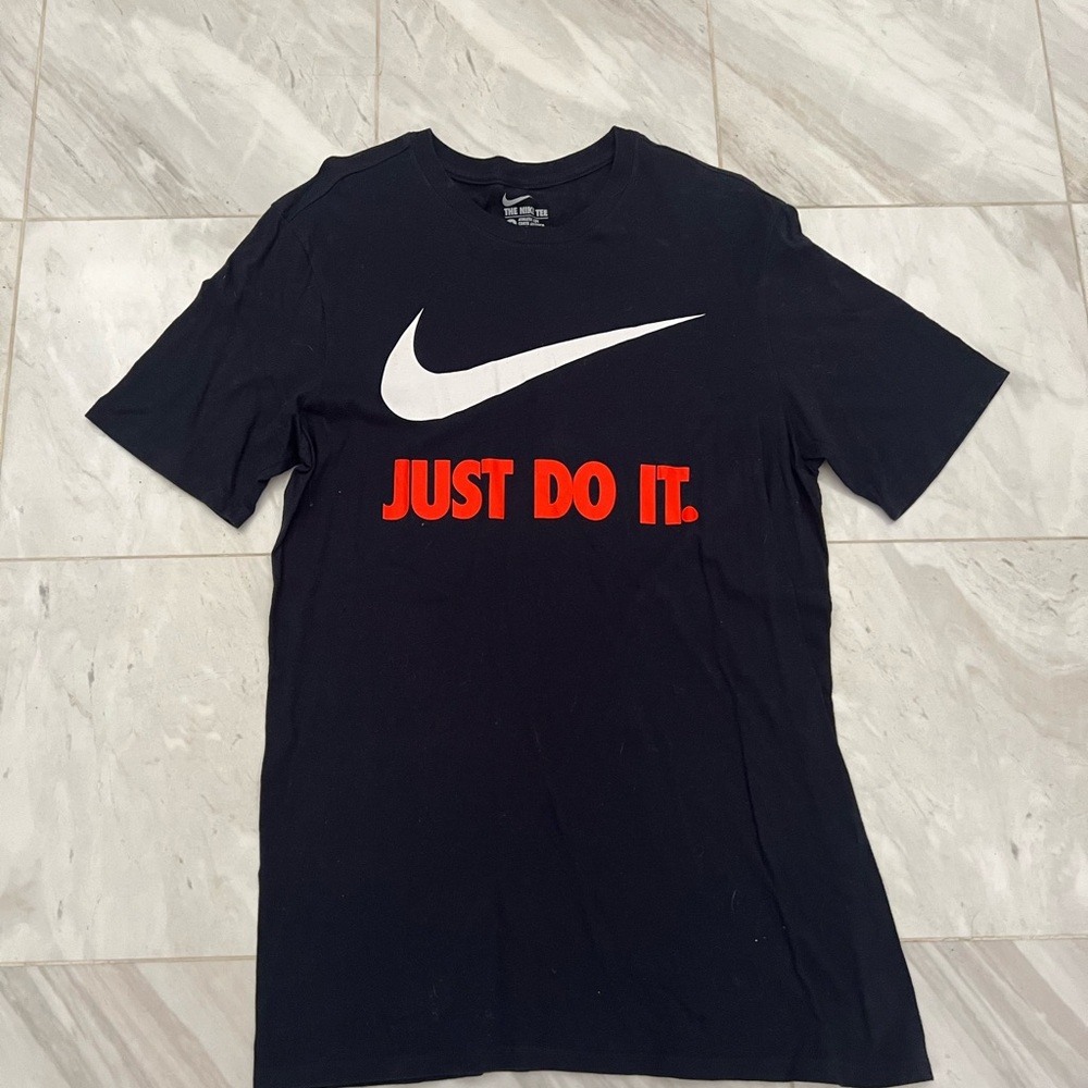 Nike Just Do It Tee Navy Blue Medium